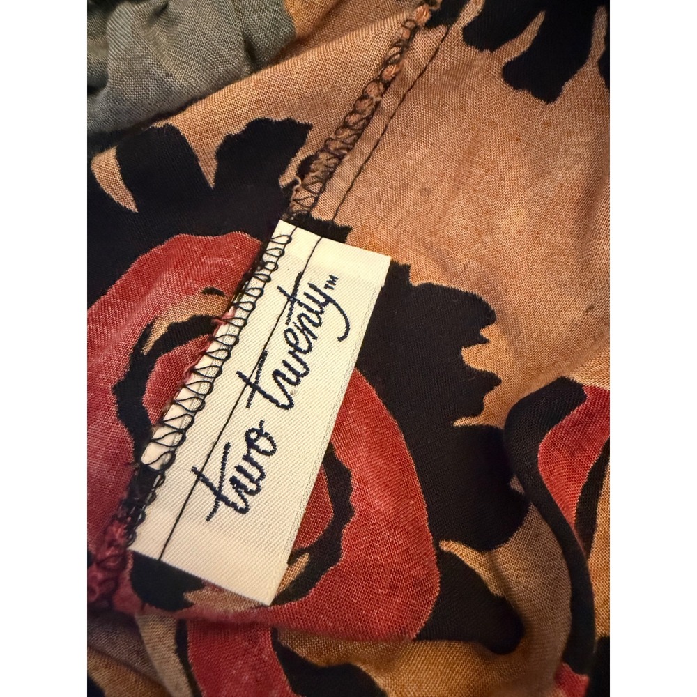 Bohemian Patchwork Maxi Skirt in Mustard, Olive & Black - Picture 9 of 12